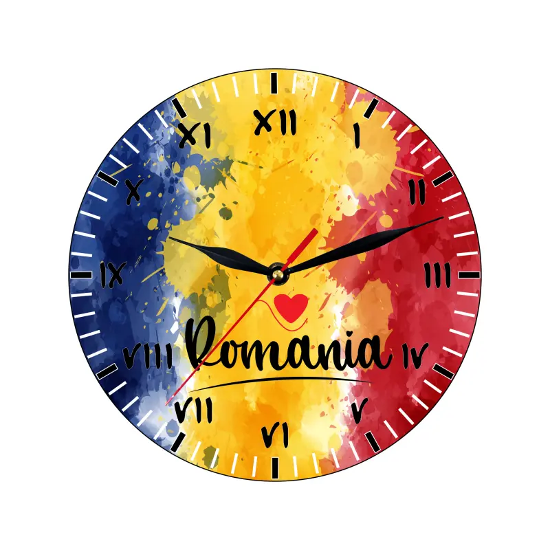 Romania, ceas lemn de perete, model 30